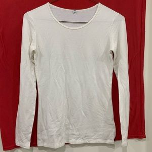Uniqlo White Long Tee